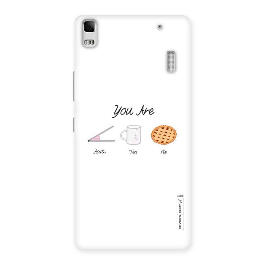 Acute Tea Pie Back Case for Lenovo A7000