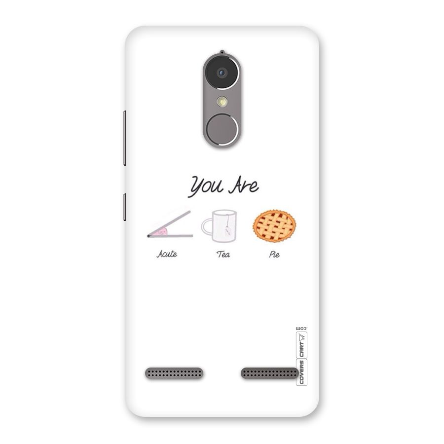 Acute Tea Pie Back Case for Lenovo K6