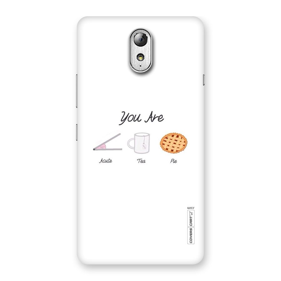 Acute Tea Pie Back Case for Lenovo Vibe P1M