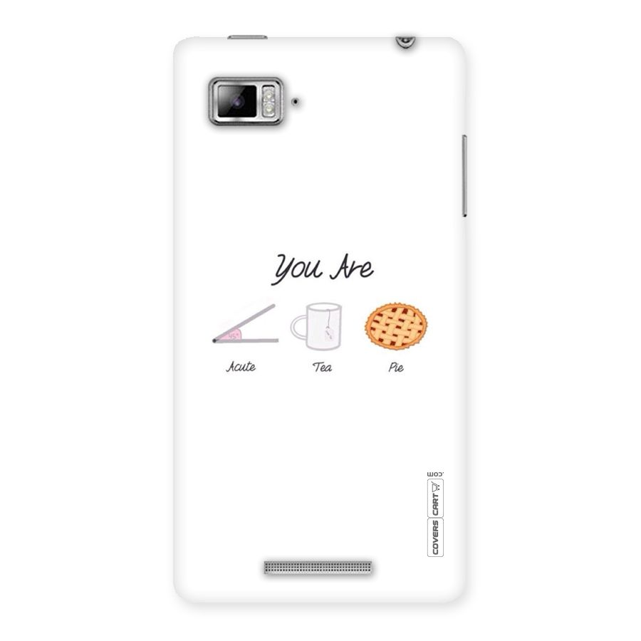 Acute Tea Pie Back Case for Lenovo Vibe Z K910