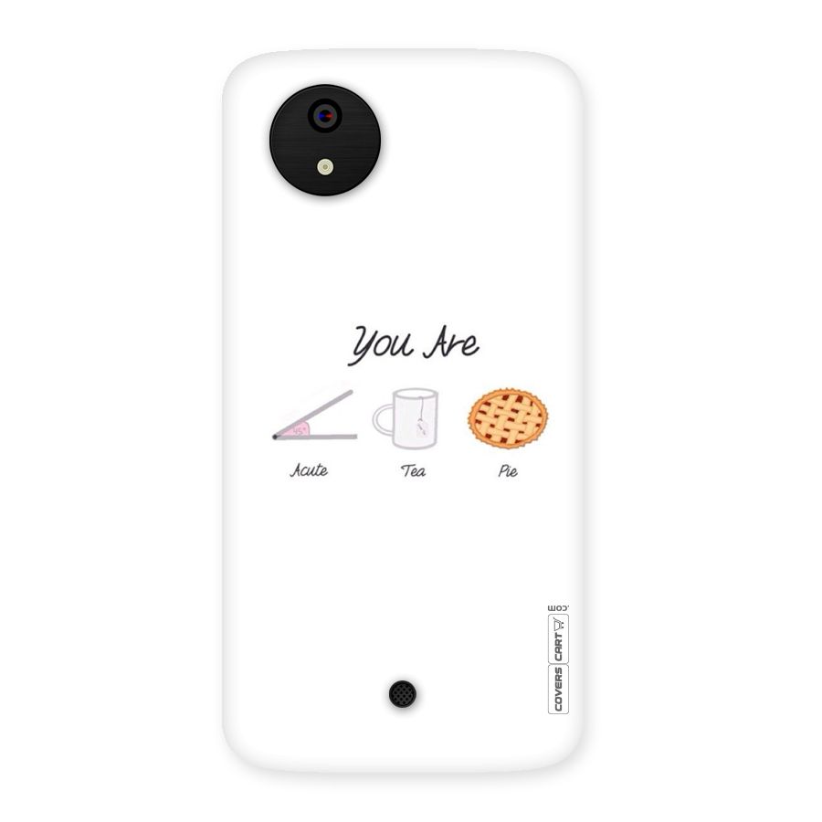 Acute Tea Pie Back Case for Micromax Canvas A1
