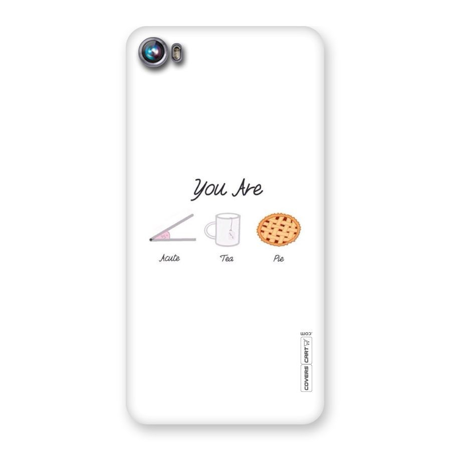 Acute Tea Pie Back Case for Micromax Canvas Fire 4 A107