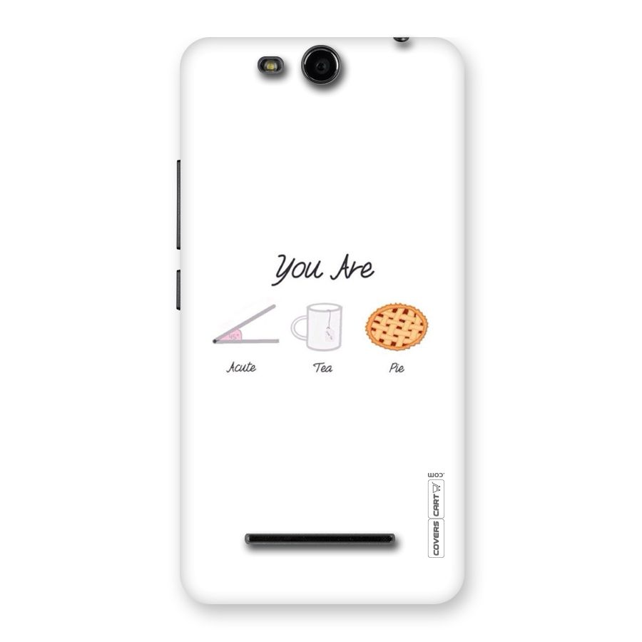 Acute Tea Pie Back Case for Micromax Canvas Juice 3 Q392