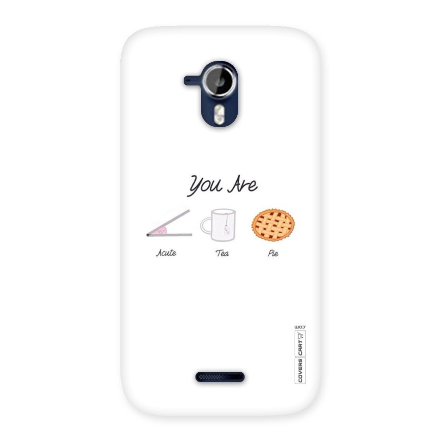 Acute Tea Pie Back Case for Micromax Canvas Magnus A117