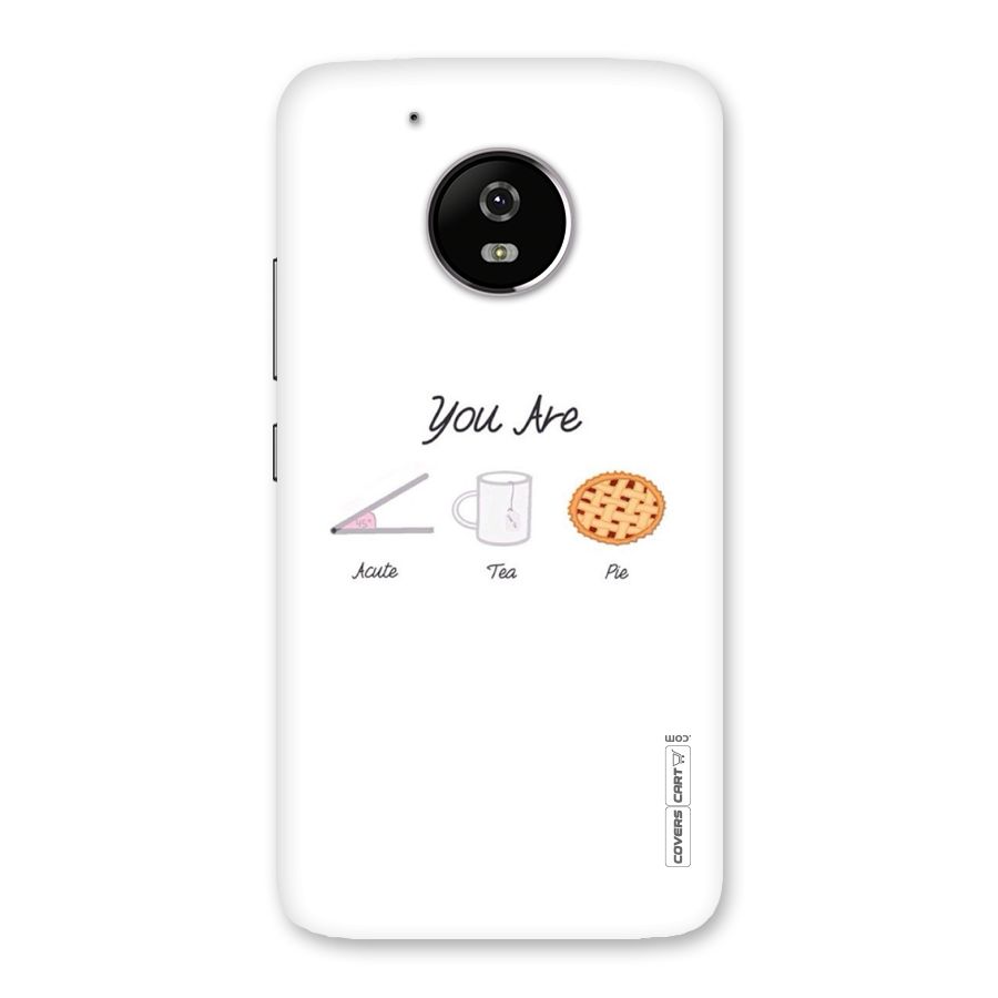 Acute Tea Pie Back Case for Moto G5