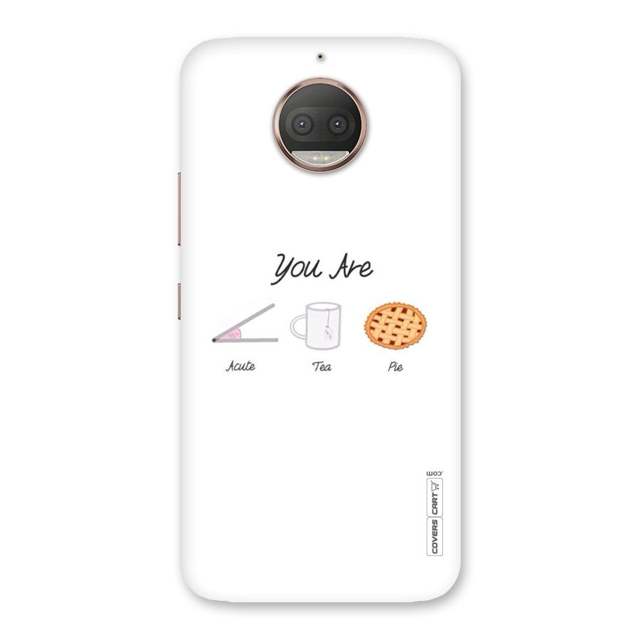 Acute Tea Pie Back Case for Moto G5s Plus