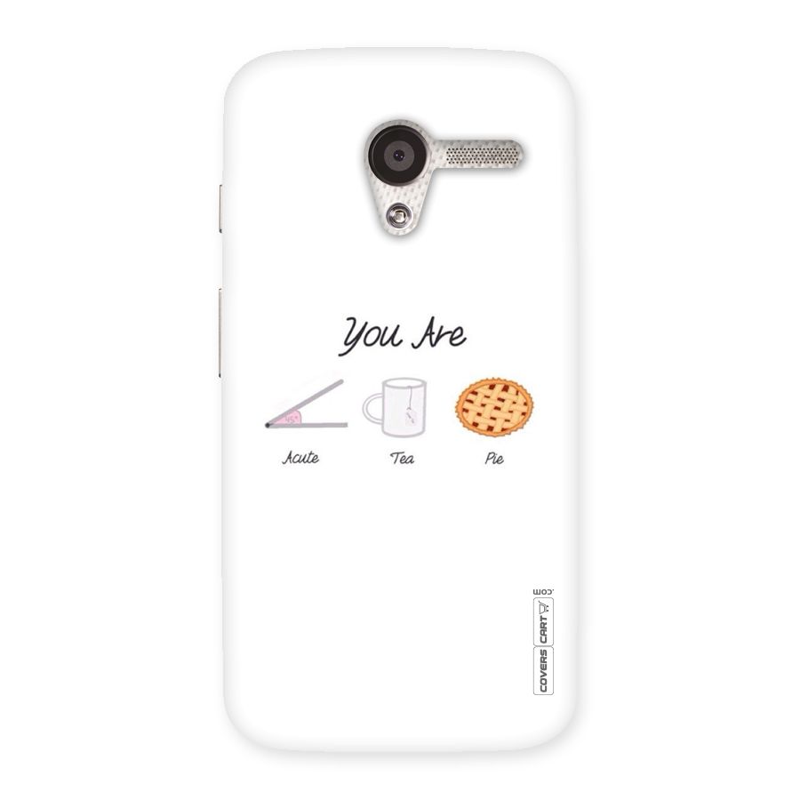 Acute Tea Pie Back Case for Moto X