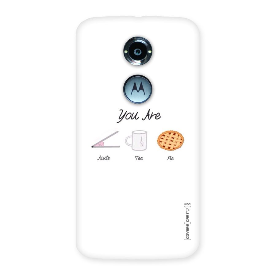 Acute Tea Pie Back Case for Moto X 2nd Gen