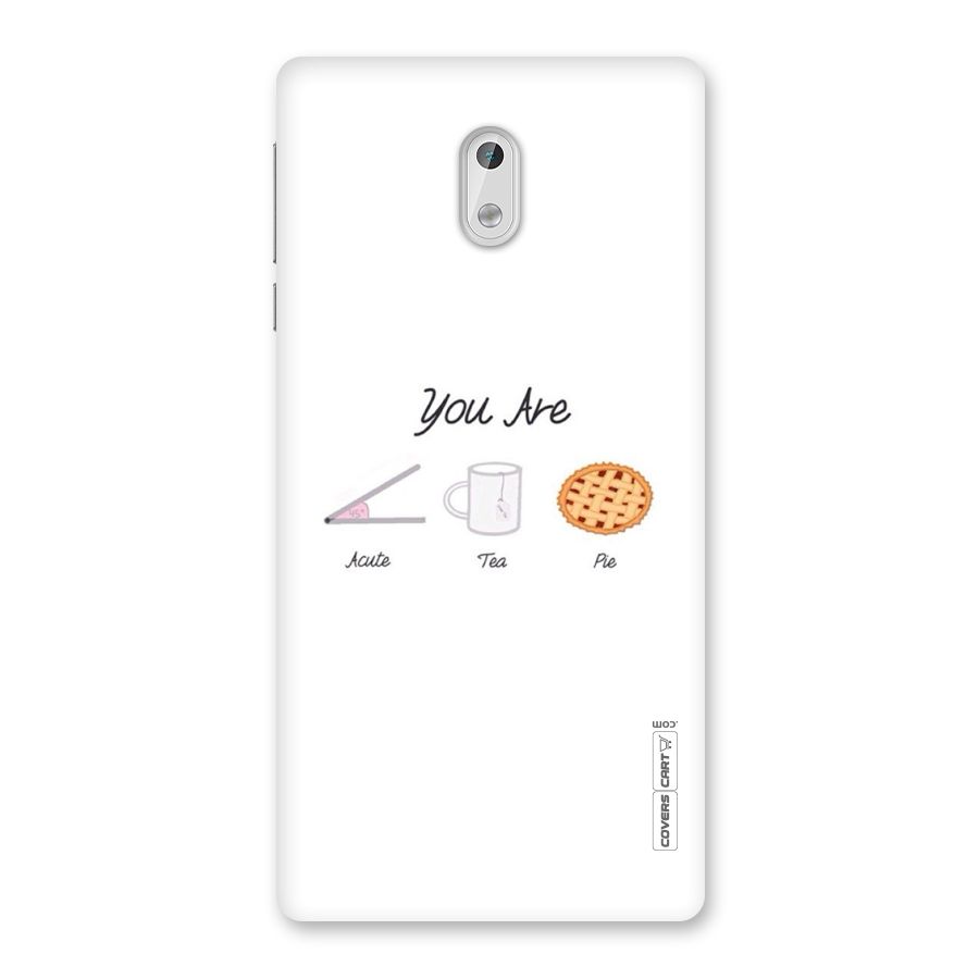 Acute Tea Pie Back Case for Nokia 3