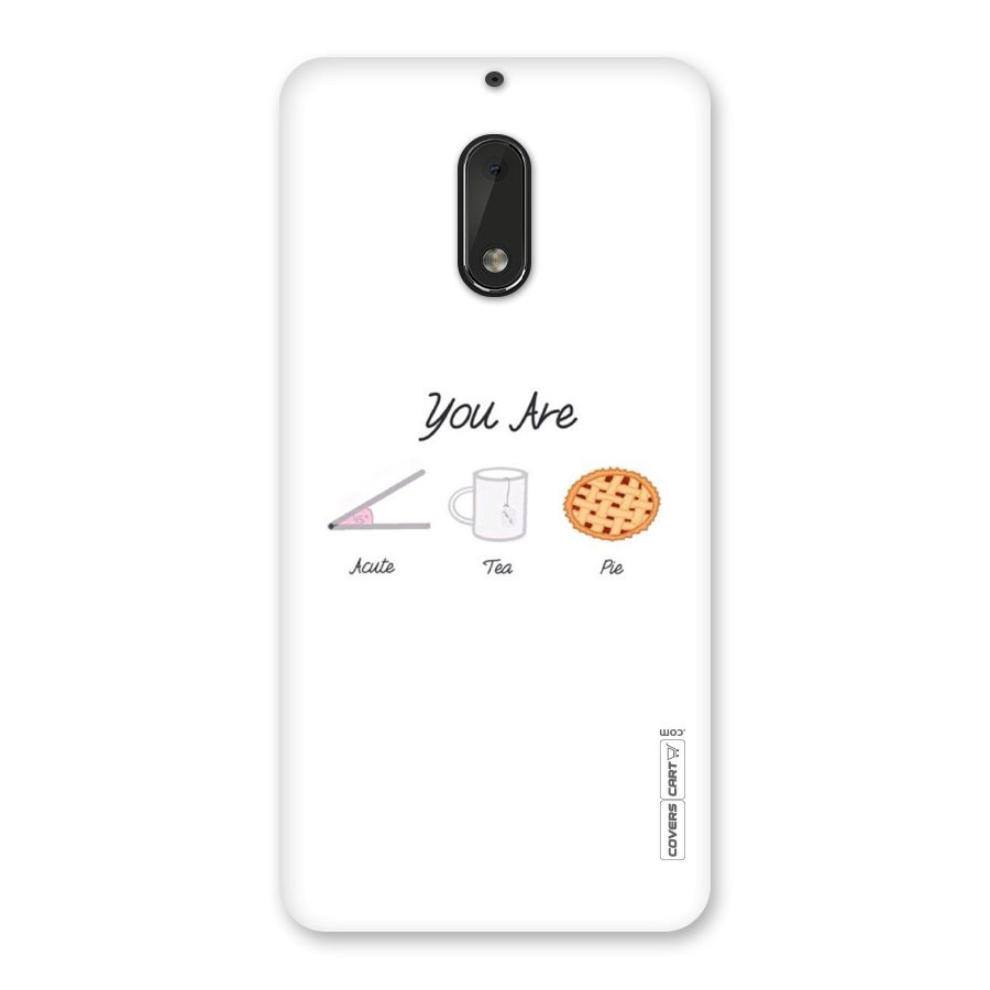 Acute Tea Pie Back Case for Nokia 6