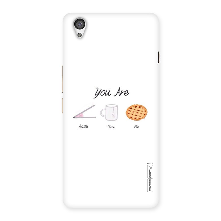 Acute Tea Pie Back Case for OnePlus X