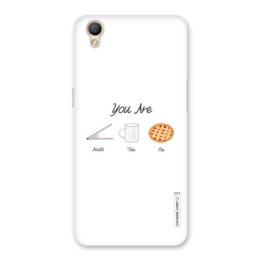 Acute Tea Pie Back Case for Oppo A37