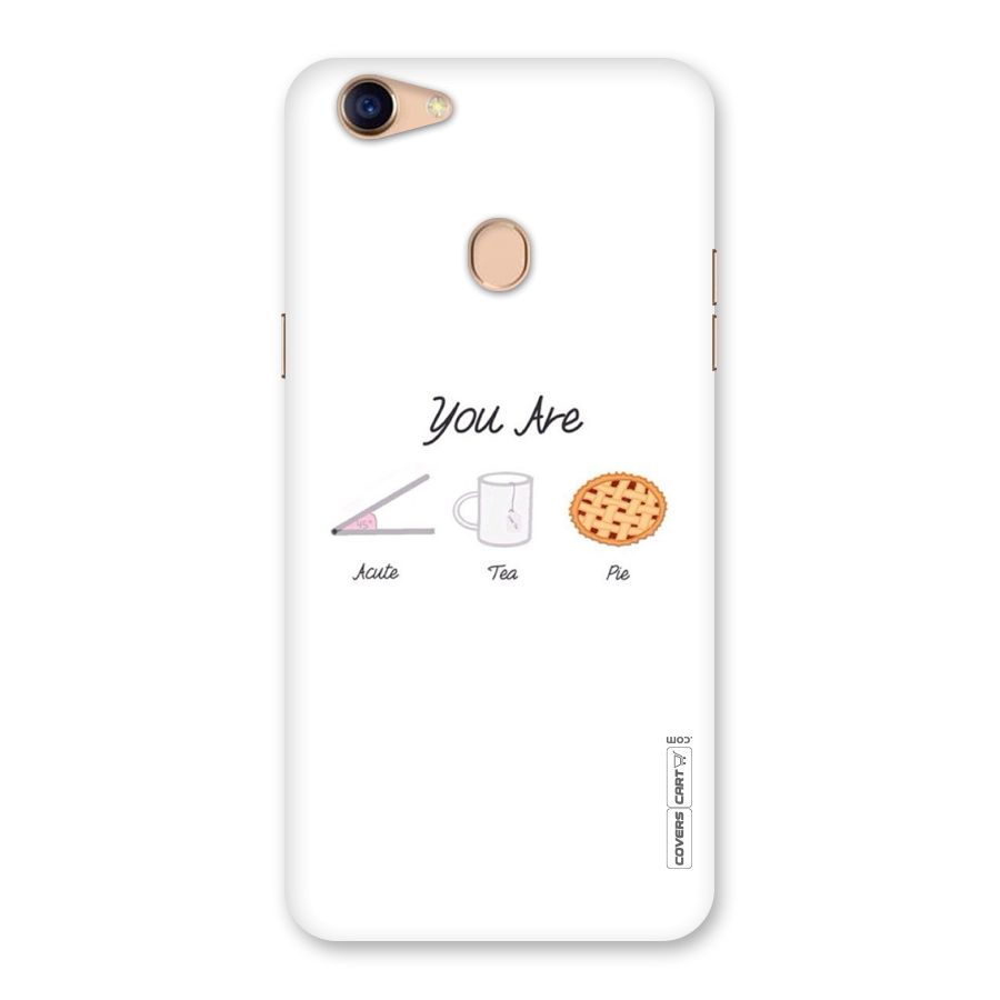Acute Tea Pie Back Case for Oppo F5