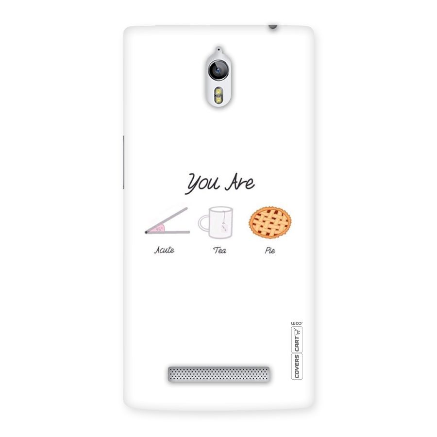 Acute Tea Pie Back Case for Oppo Find 7