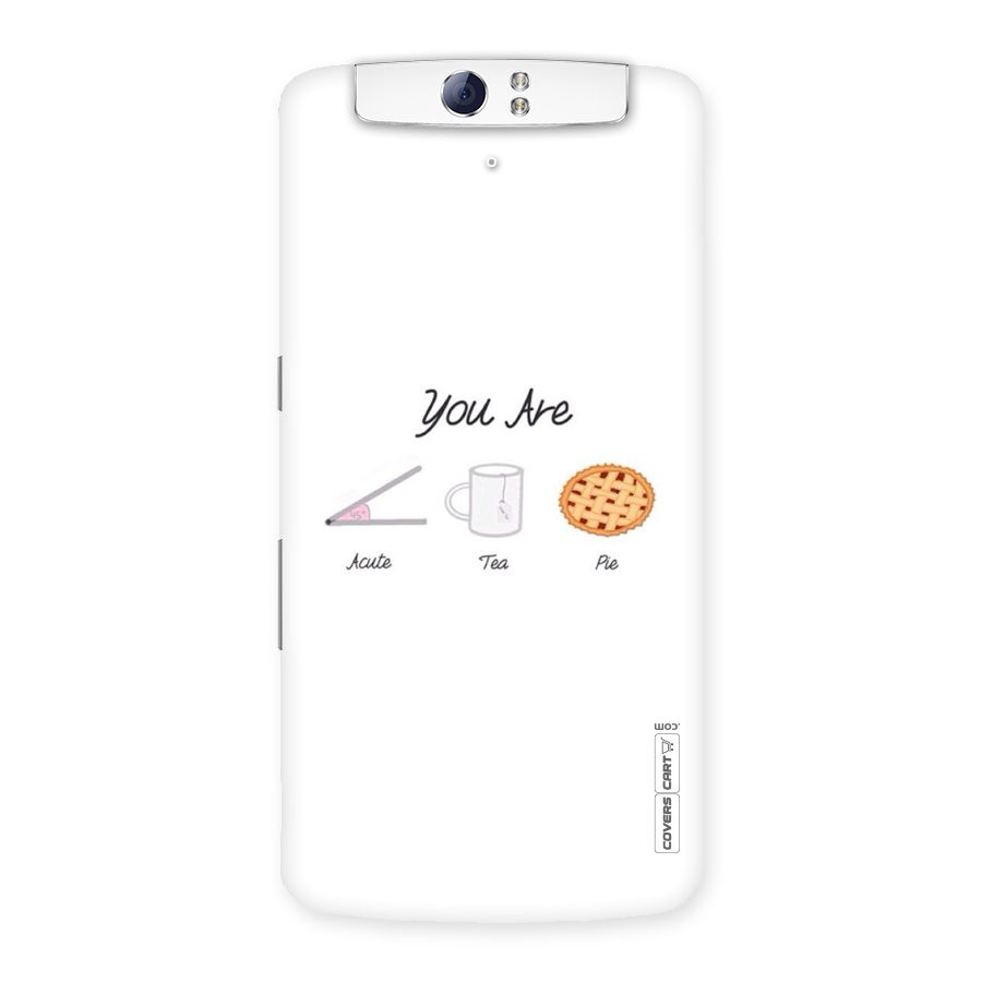 Acute Tea Pie Back Case for Oppo N1