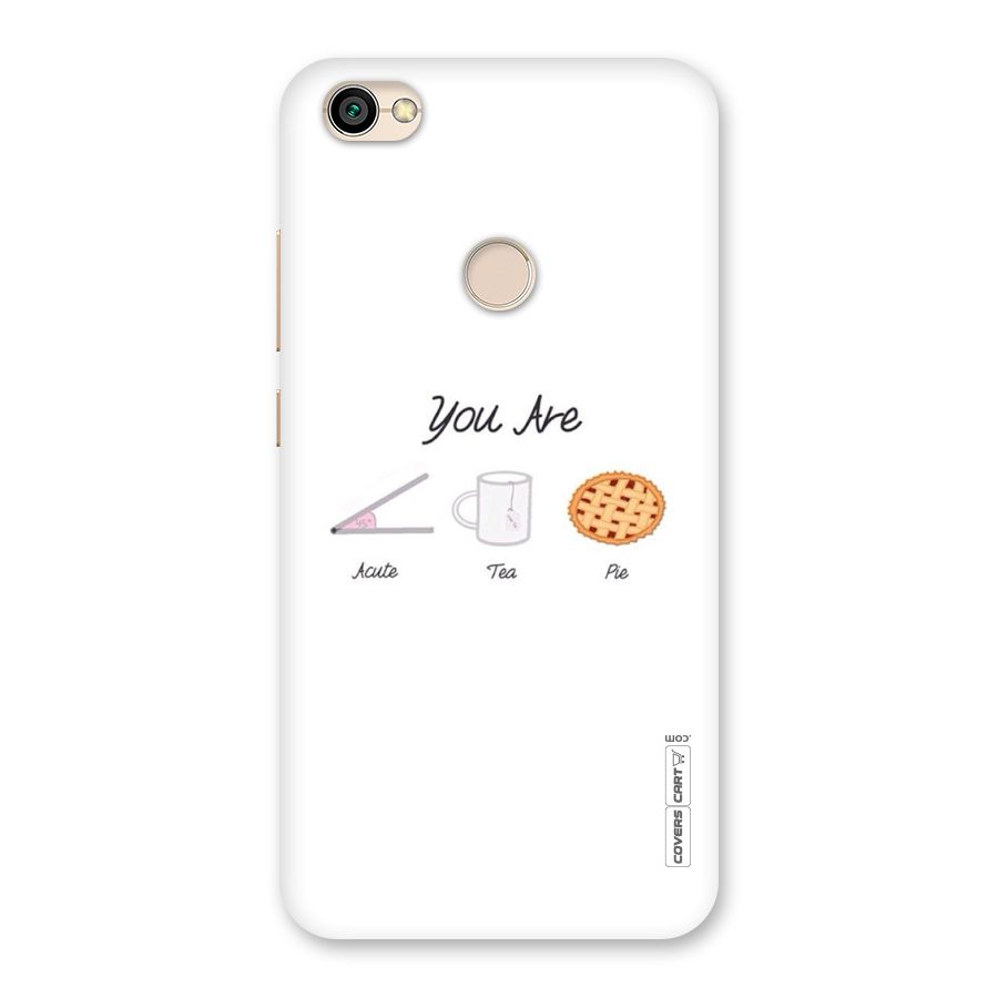 Acute Tea Pie Back Case for Redmi Y1 2017