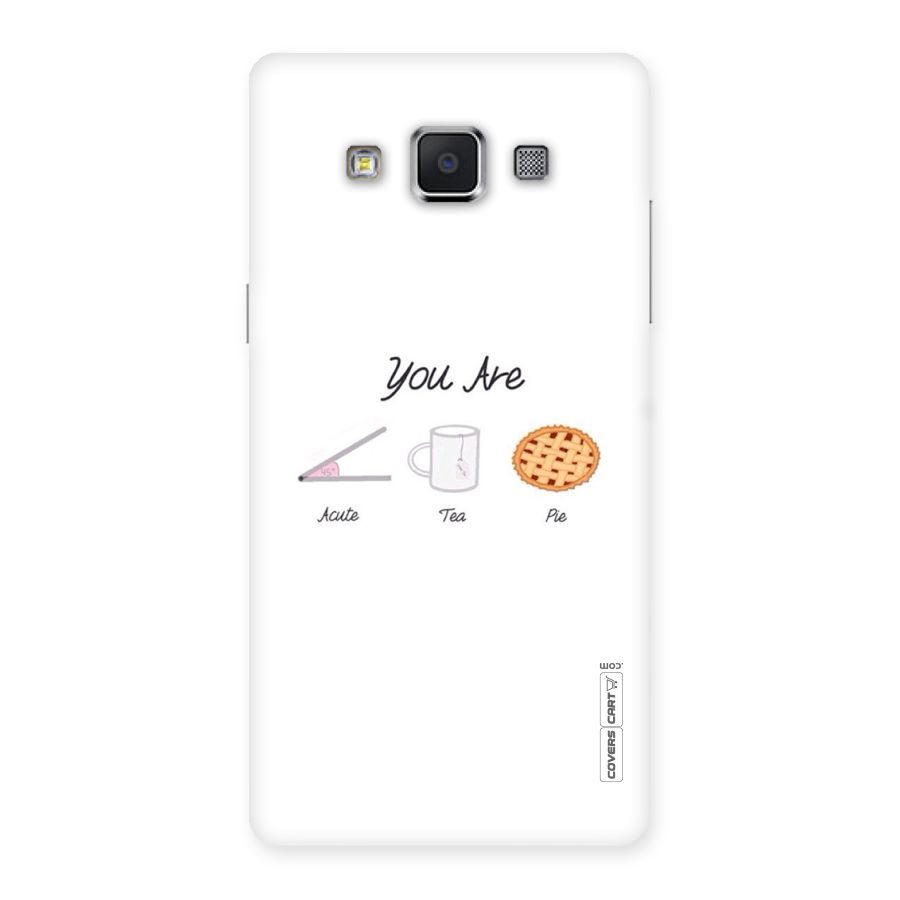 Acute Tea Pie Back Case for Samsung Galaxy A5
