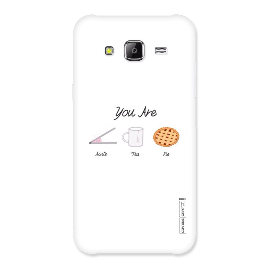 Acute Tea Pie Back Case for Samsung Galaxy J2 Prime
