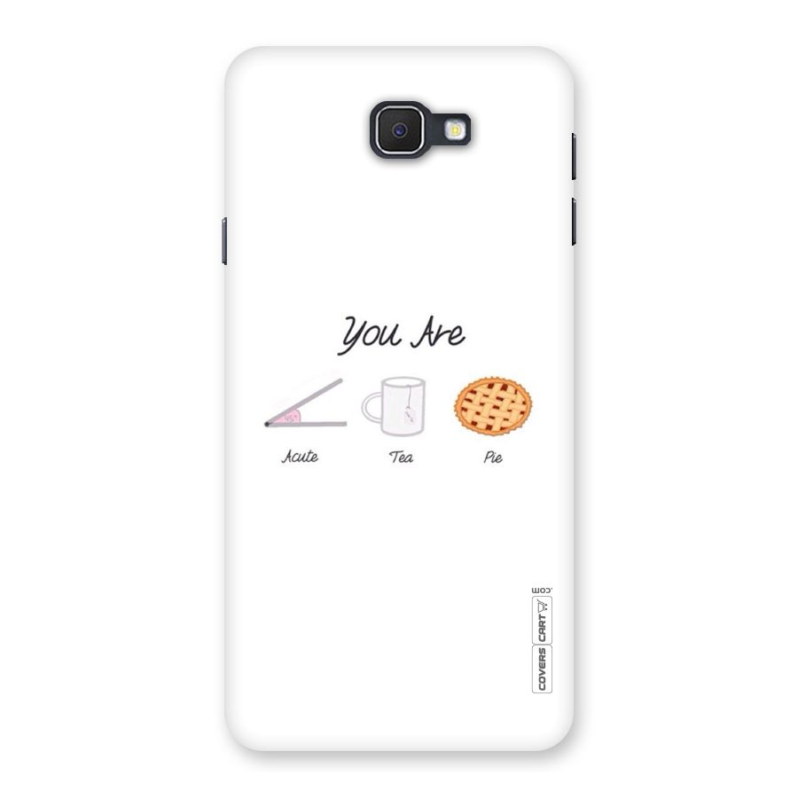 Acute Tea Pie Back Case for Samsung Galaxy J7 Prime
