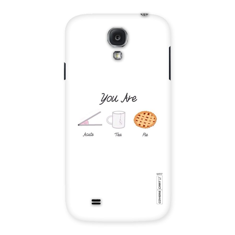 Acute Tea Pie Back Case for Samsung Galaxy S4