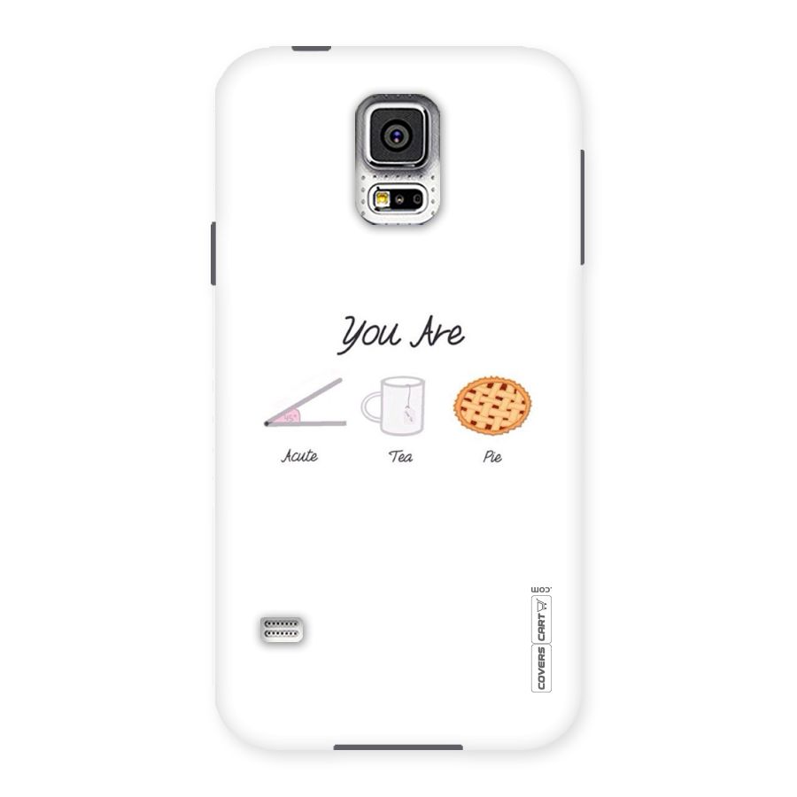 Acute Tea Pie Back Case for Samsung Galaxy S5
