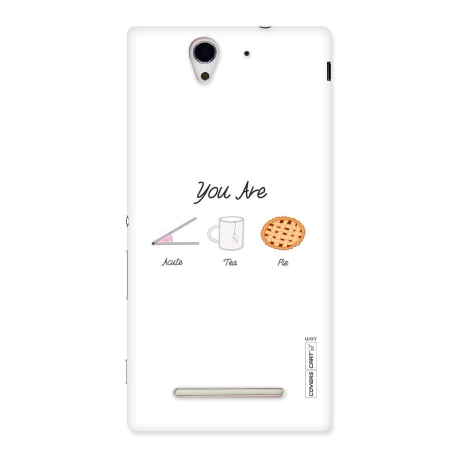 Acute Tea Pie Back Case for Sony Xperia C3