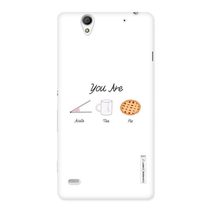 Acute Tea Pie Back Case for Sony Xperia C4