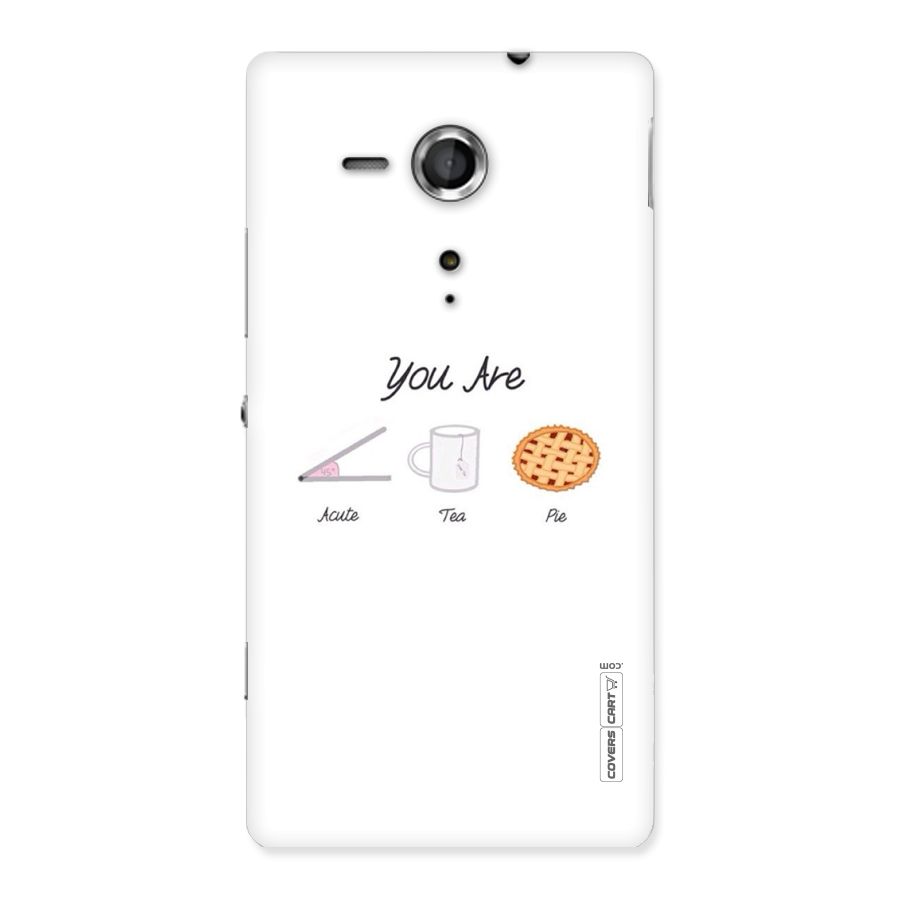 Acute Tea Pie Back Case for Sony Xperia SP