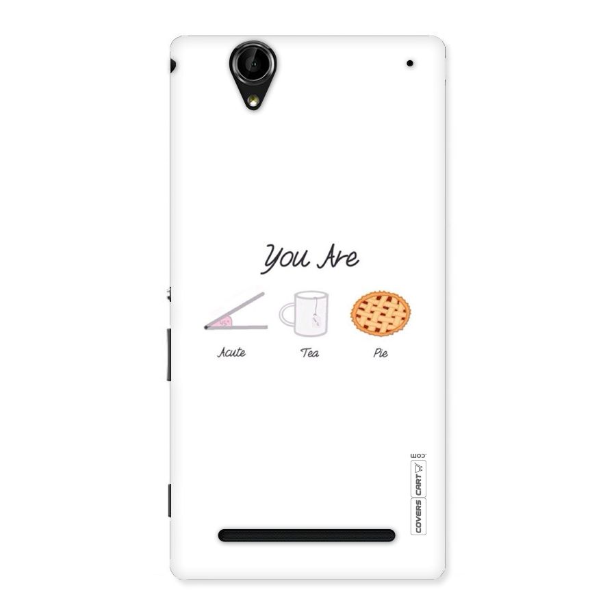 Acute Tea Pie Back Case for Sony Xperia T2