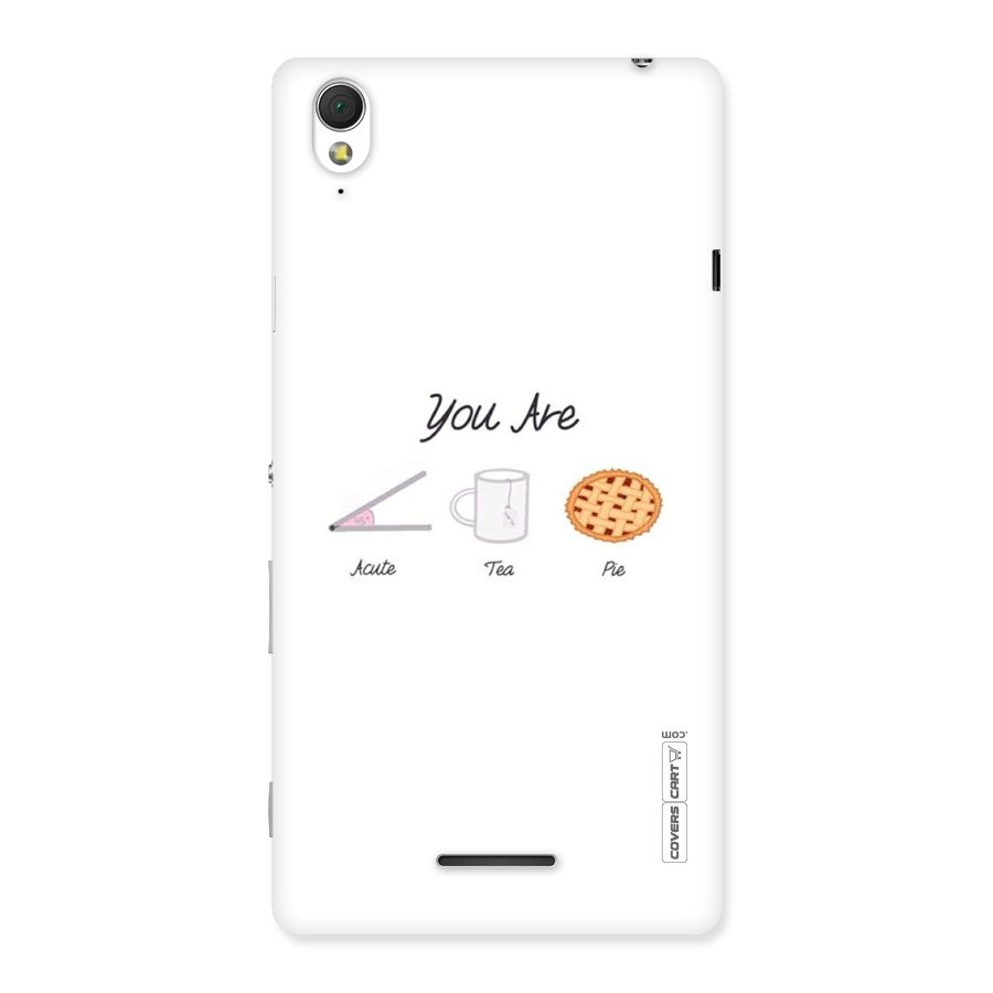 Acute Tea Pie Back Case for Sony Xperia T3