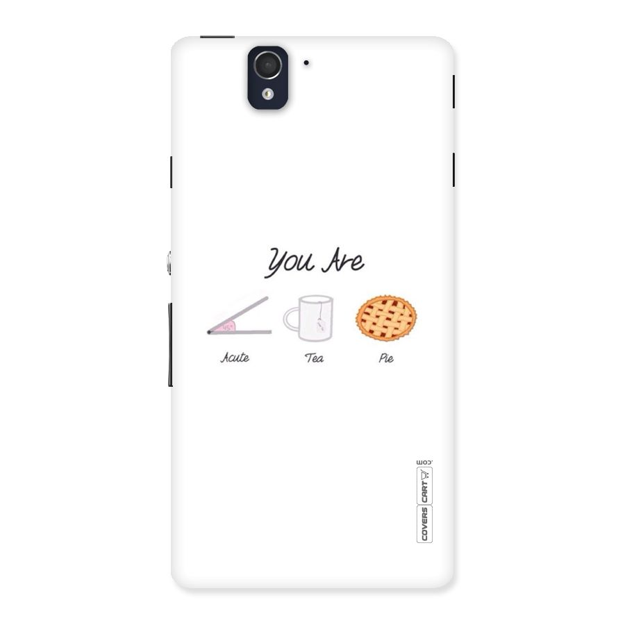 Acute Tea Pie Back Case for Sony Xperia Z