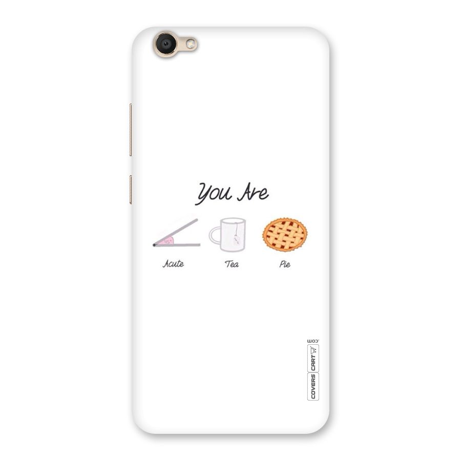 Acute Tea Pie Back Case for Vivo V5
