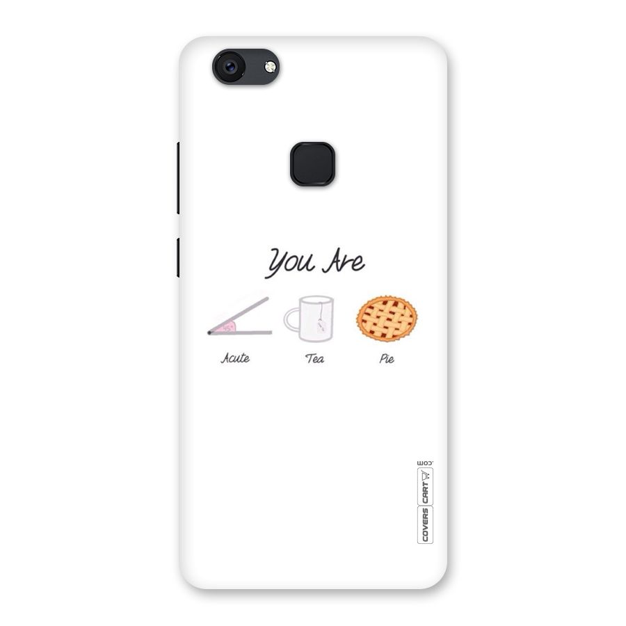 Acute Tea Pie Back Case for Vivo V7 Plus
