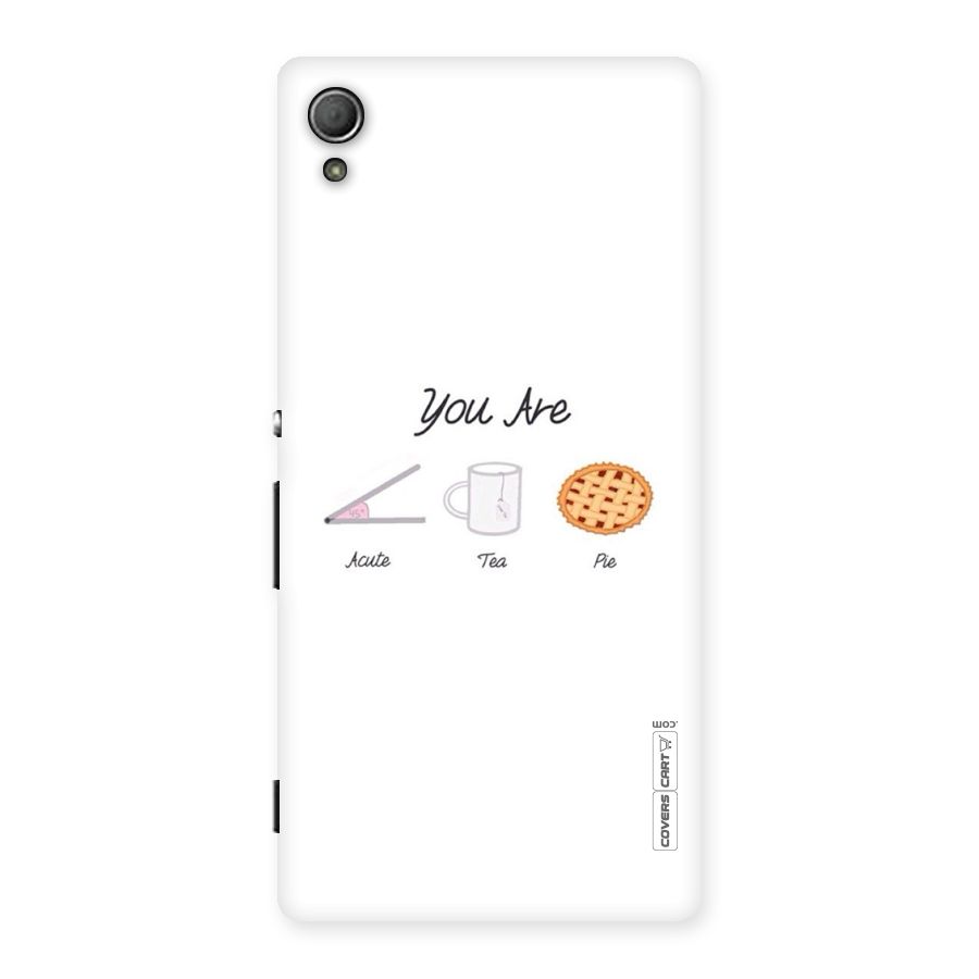 Acute Tea Pie Back Case for Xperia Z3 Plus