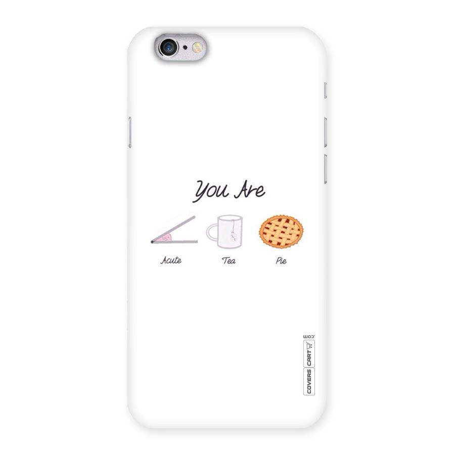 Acute Tea Pie Back Case for iPhone 6 6S