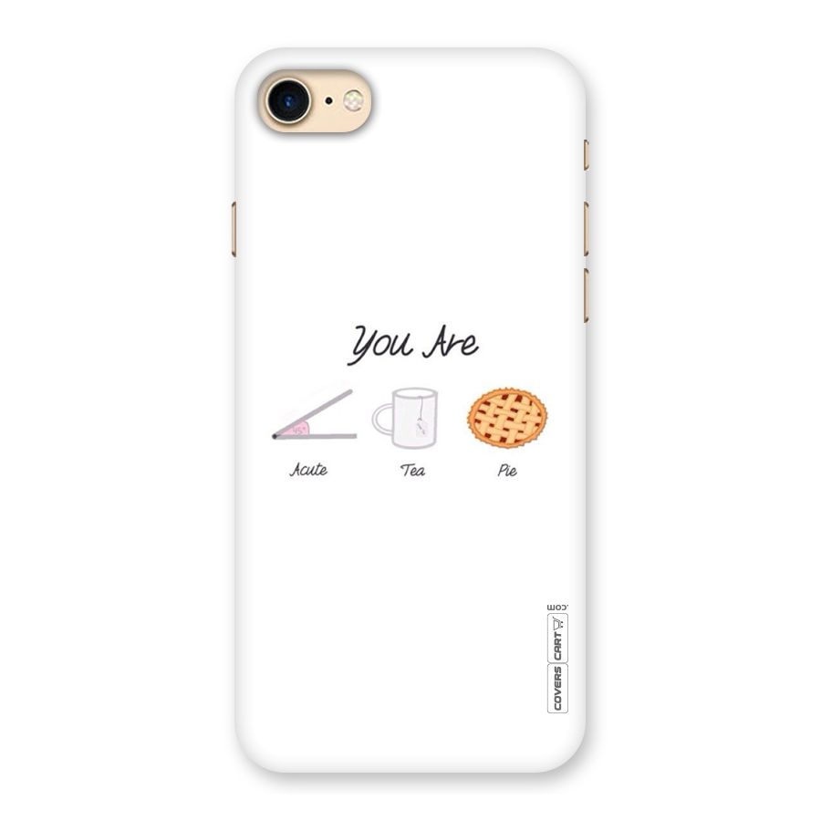 Acute Tea Pie Back Case for iPhone 7