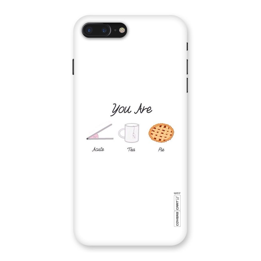 Acute Tea Pie Back Case for iPhone 7 Plus