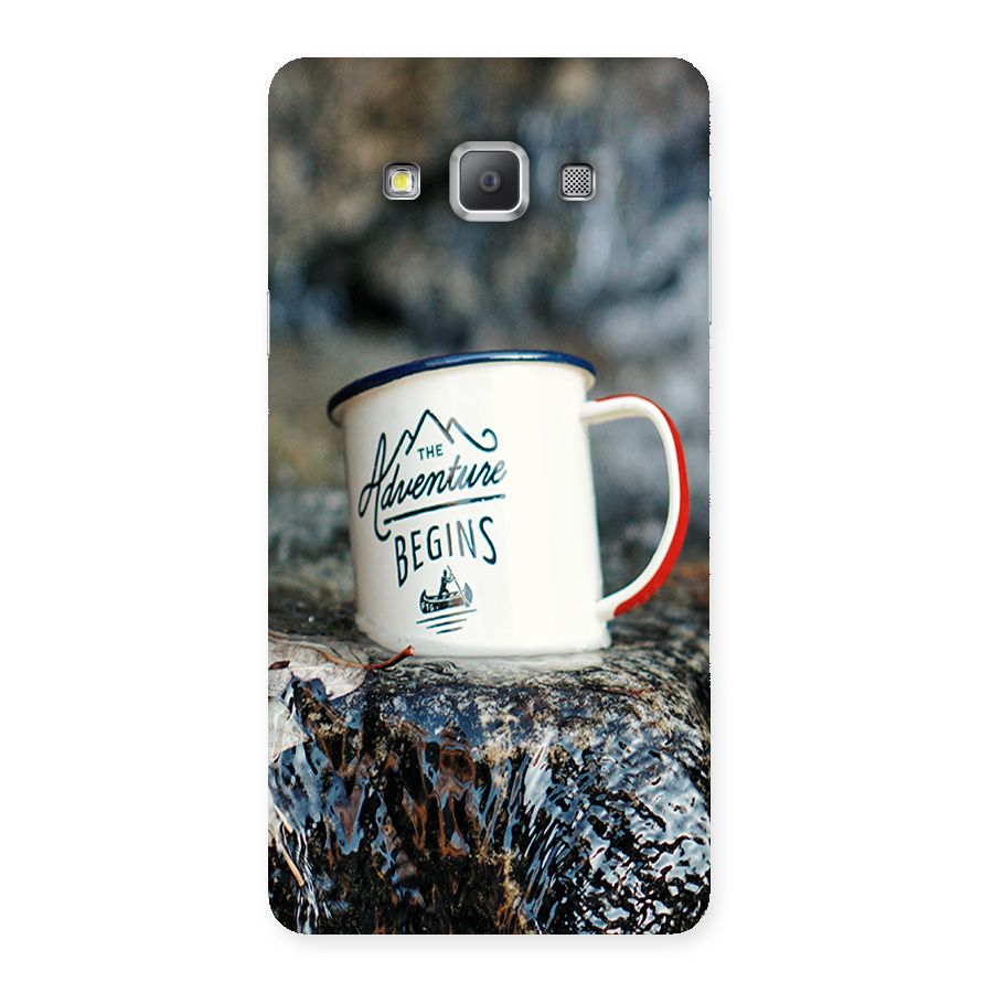 Adventure Begins Back Case for Galaxy A7