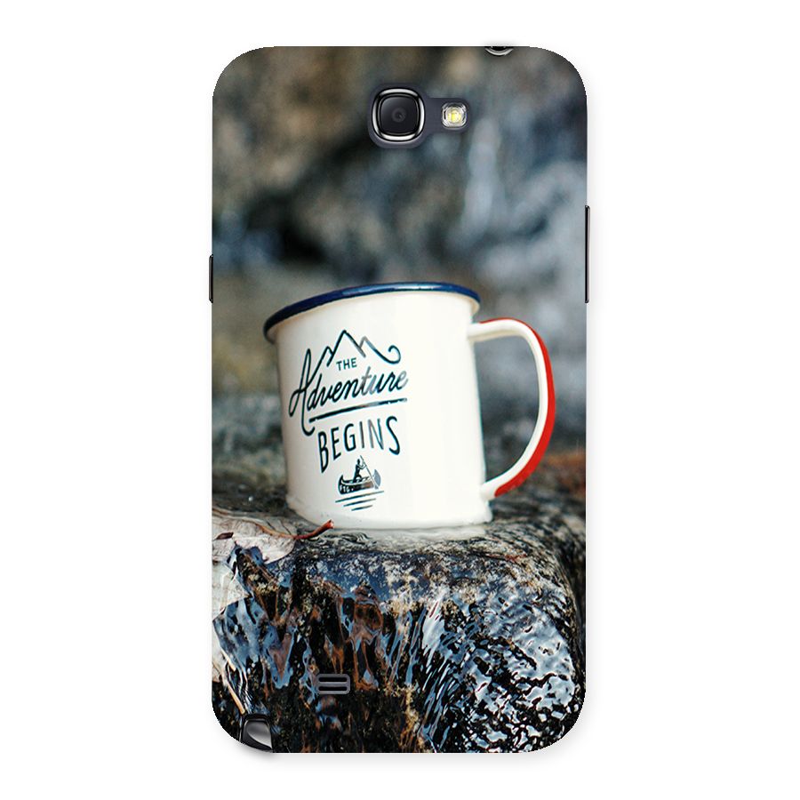 Adventure Begins Back Case for Galaxy Note 2