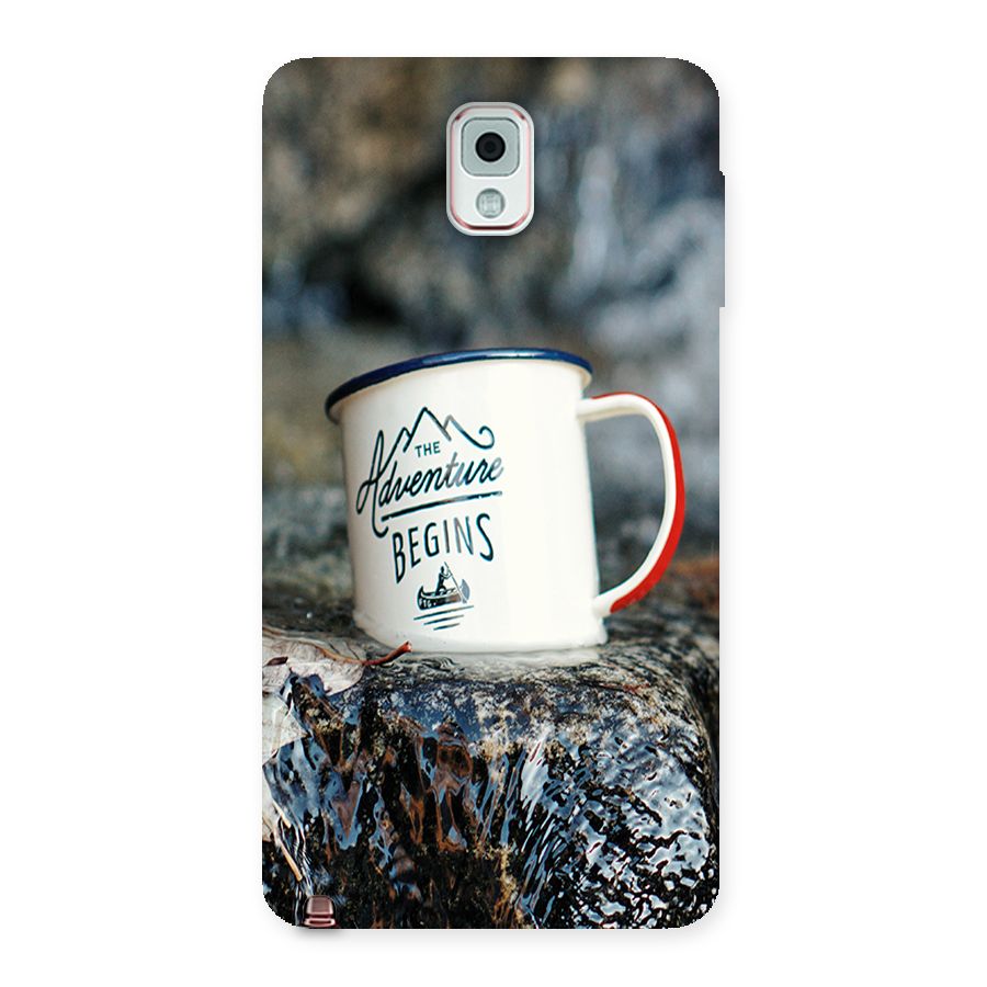 Adventure Begins Back Case for Galaxy Note 3