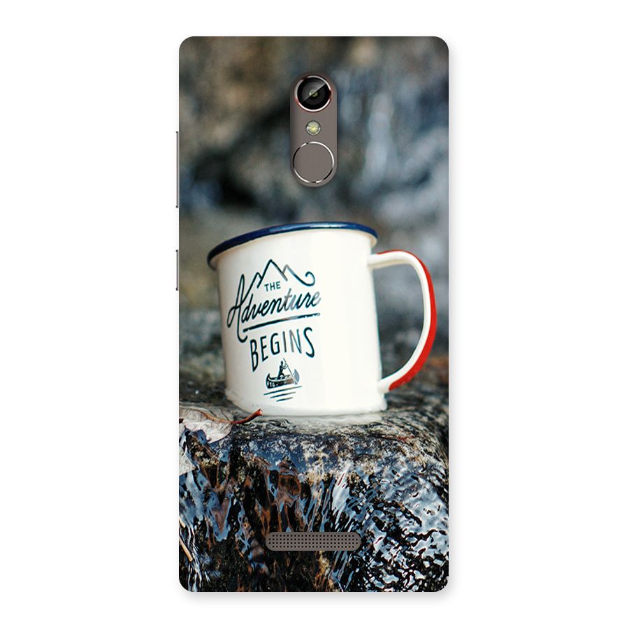 Adventure Begins Back Case for Gionee S6s