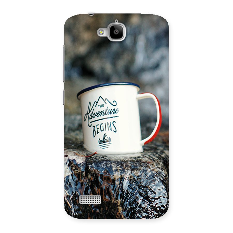 Adventure Begins Back Case for Honor Holly