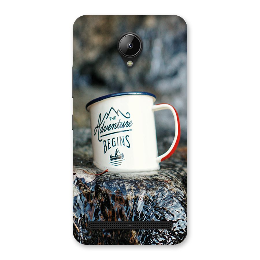 Adventure Begins Back Case for Lenovo C2