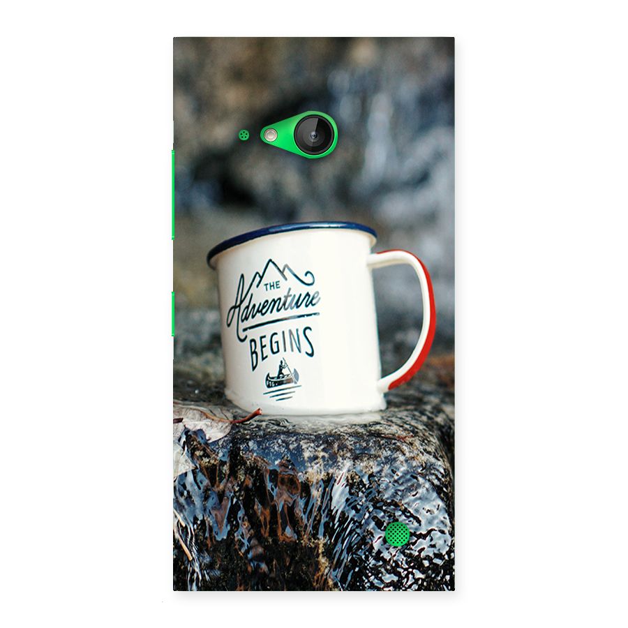 Adventure Begins Back Case for Lumia 730