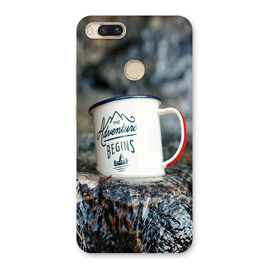 Adventure Begins Back Case for Mi A1