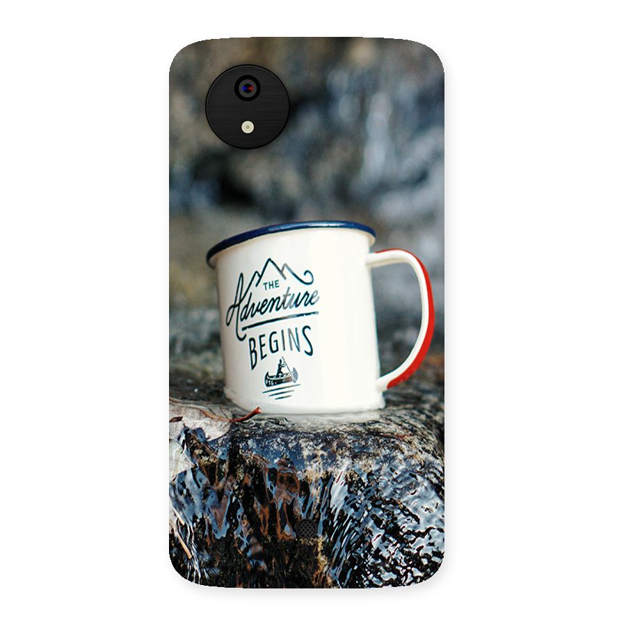 Adventure Begins Back Case for Micromax Canvas A1
