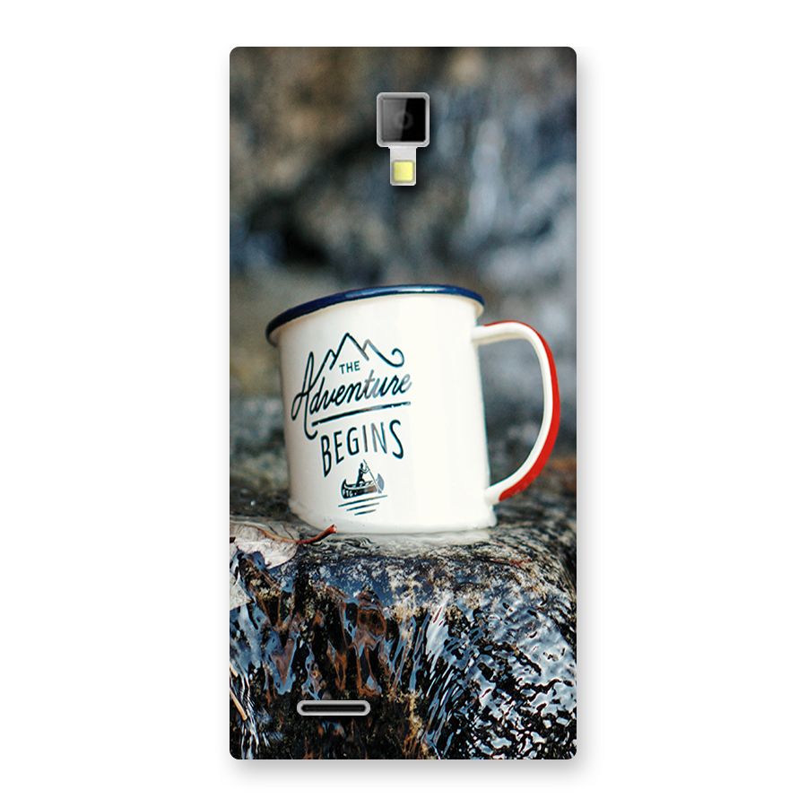 Adventure Begins Back Case for Micromax Canvas Xpress A99