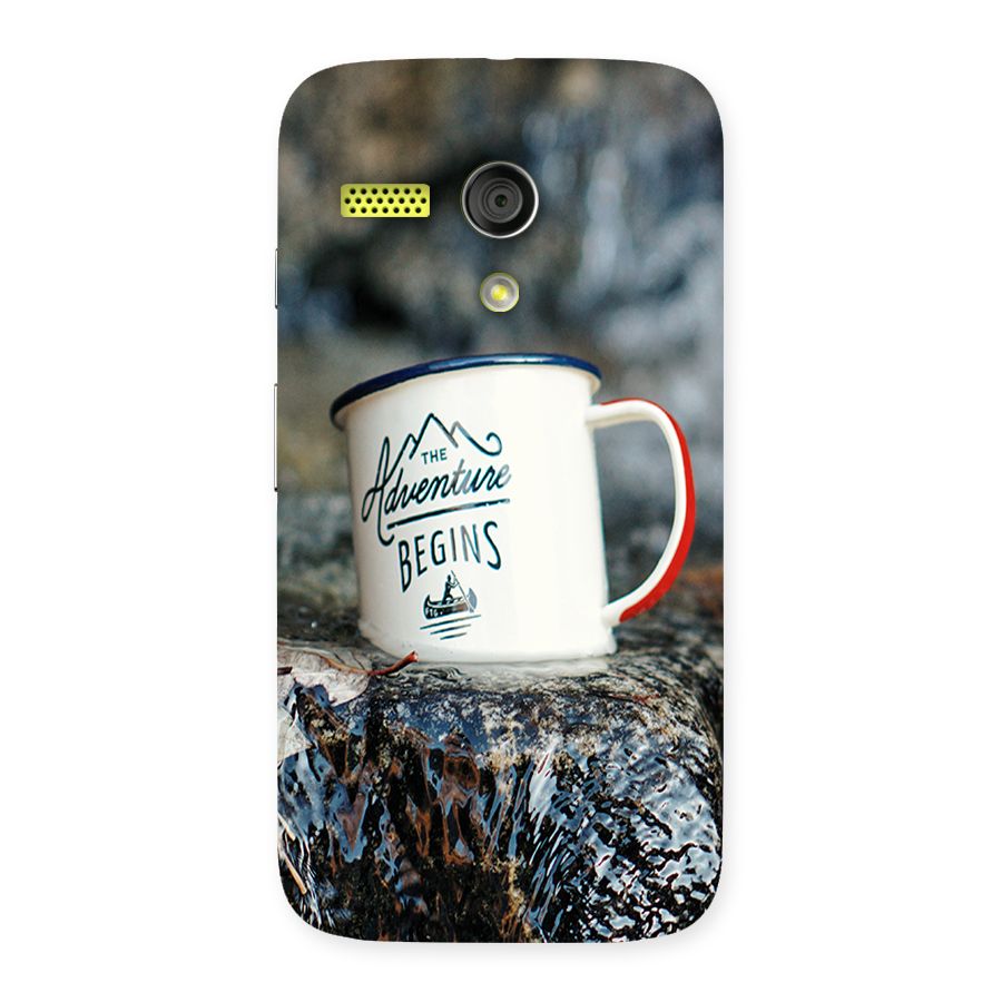 Adventure Begins Back Case for Moto G