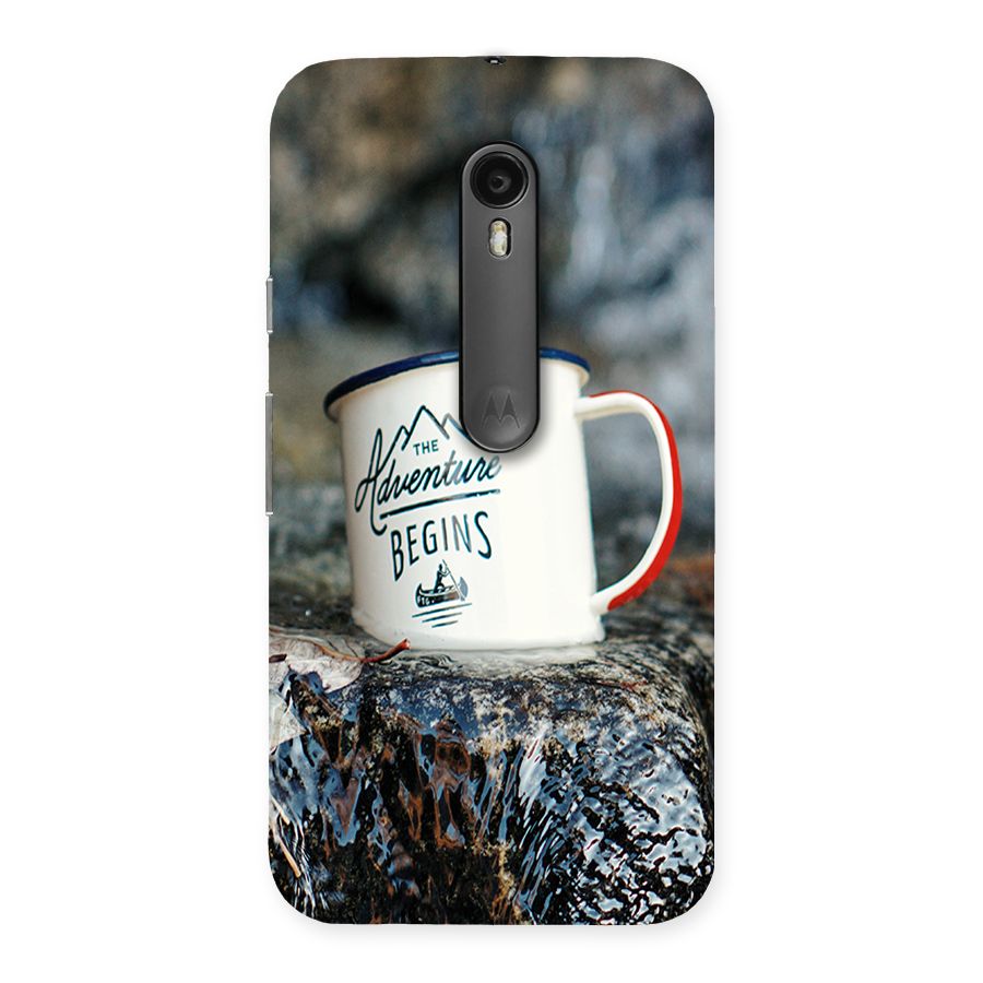 Adventure Begins Back Case for Moto G Turbo
