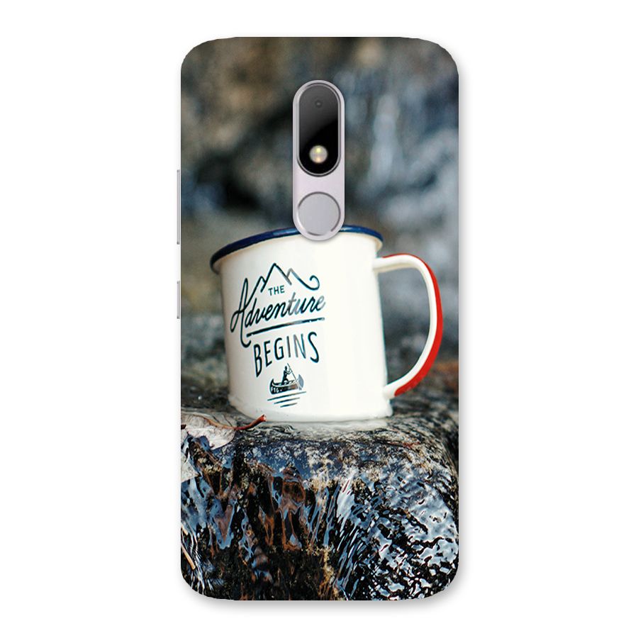 Adventure Begins Back Case for Moto M